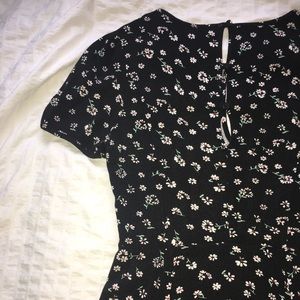 Black Floral Dress